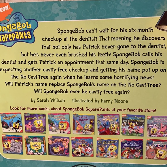 SpongeBob SquarePants Book “Behold, No Cavities!” A Visit to the dentist - Picture 4 of 8